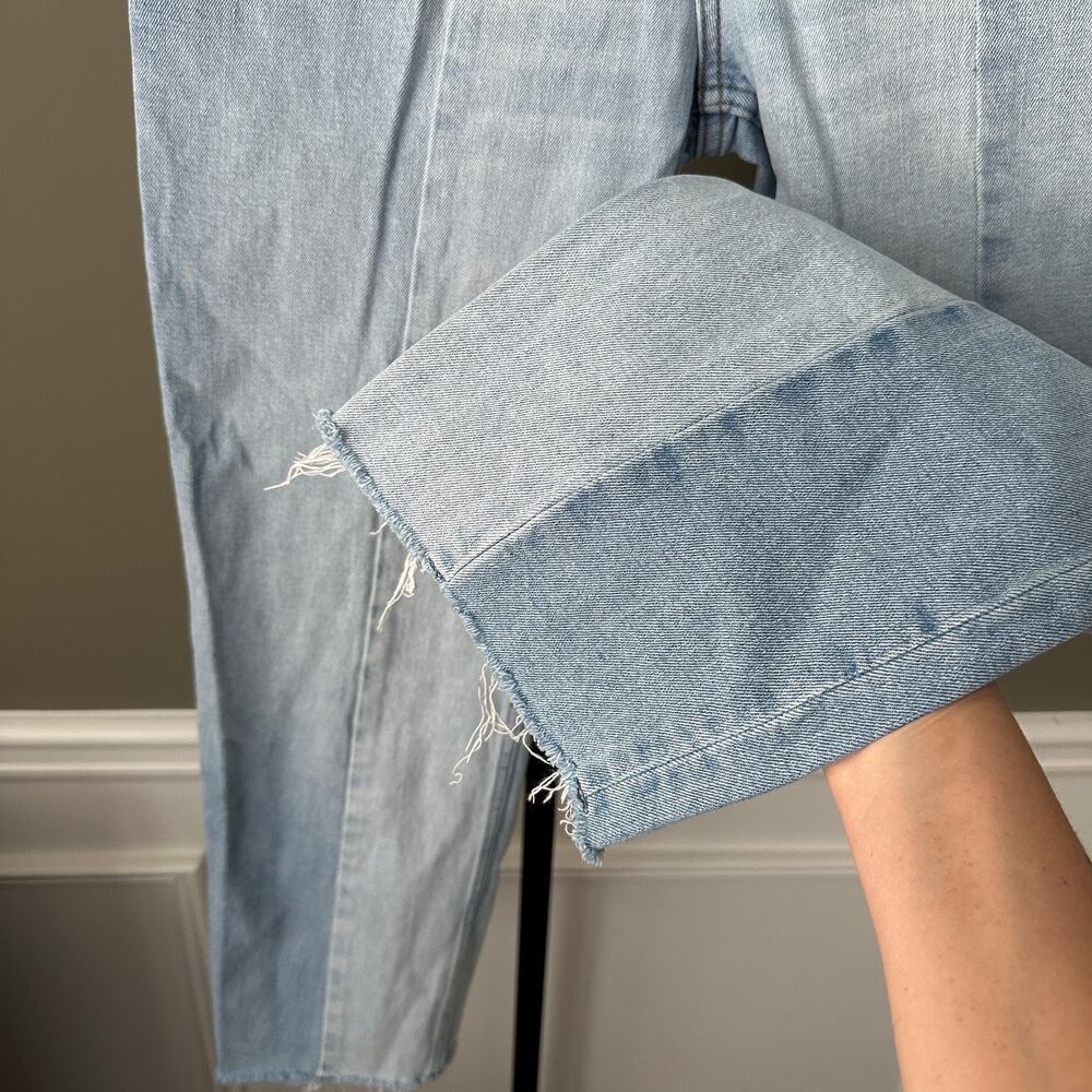 Abercrombie & Fitch Curve Love Ankle Straight Ultra High Rise 27 /4 - Picture 4 of 6